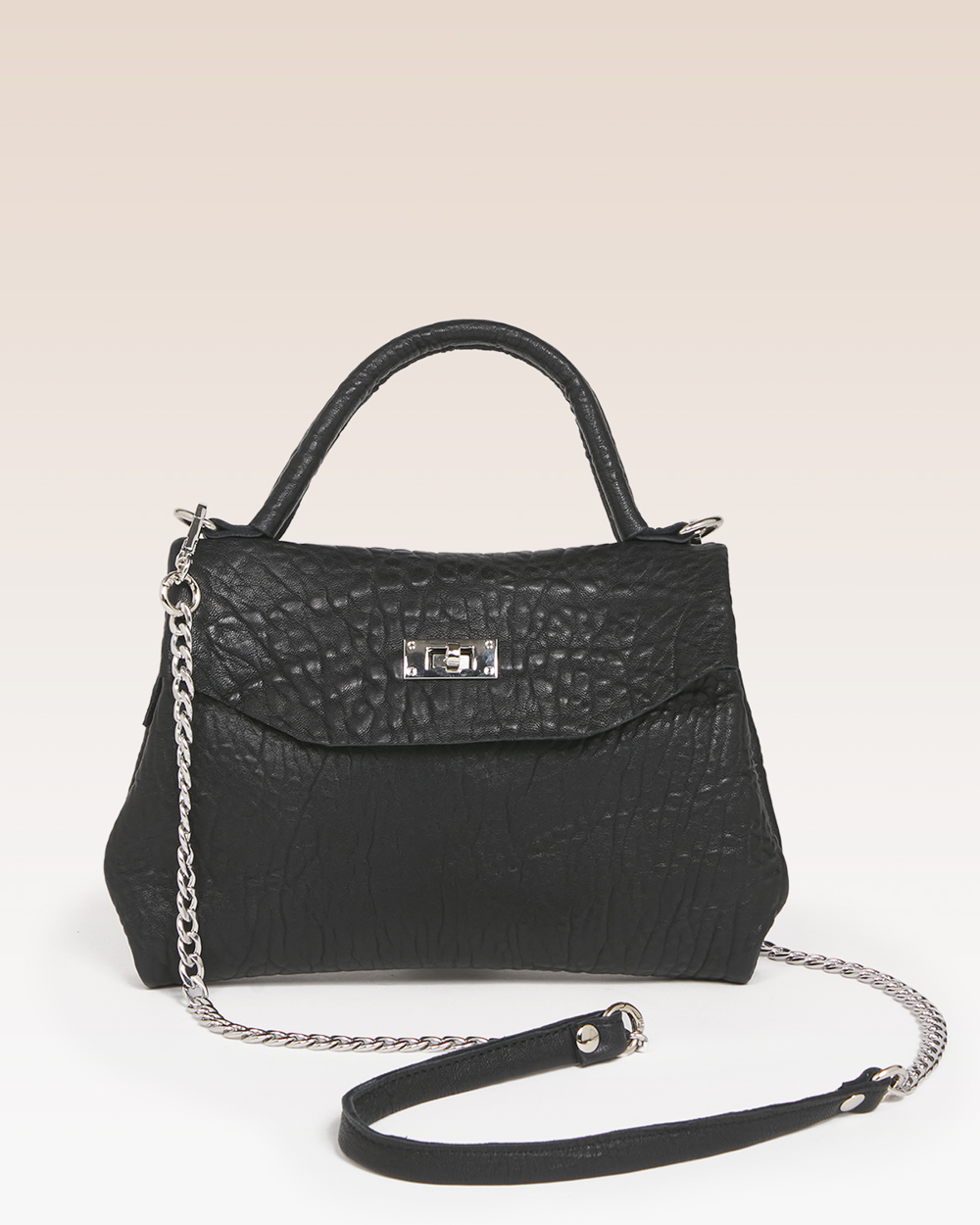 Borsa Carmen Small Nero Montone - immagine 3