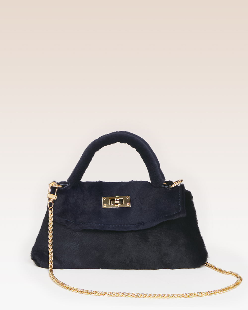 Borsa Carmen Mini Blu Notte Montoncino - immagine 3