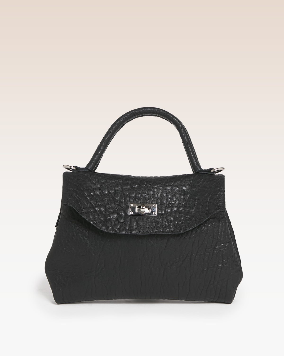 Borsa Carmen Small Nero Montone