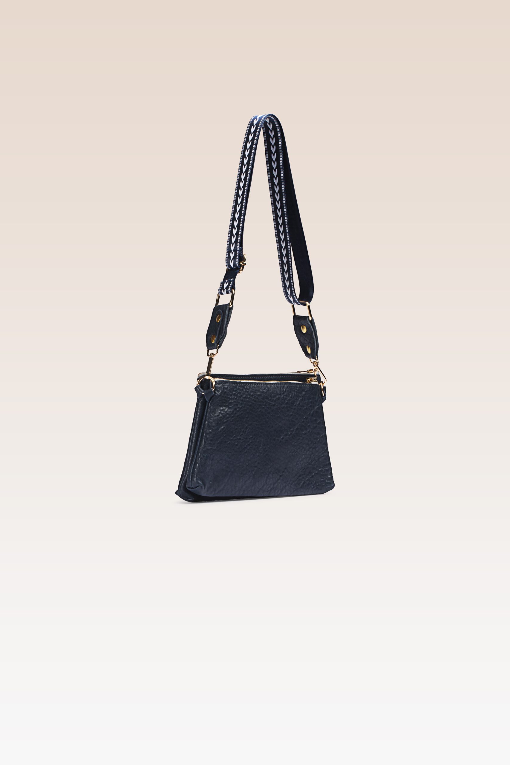 Borsa Slegar Doppio Montone Blu - immagine 3